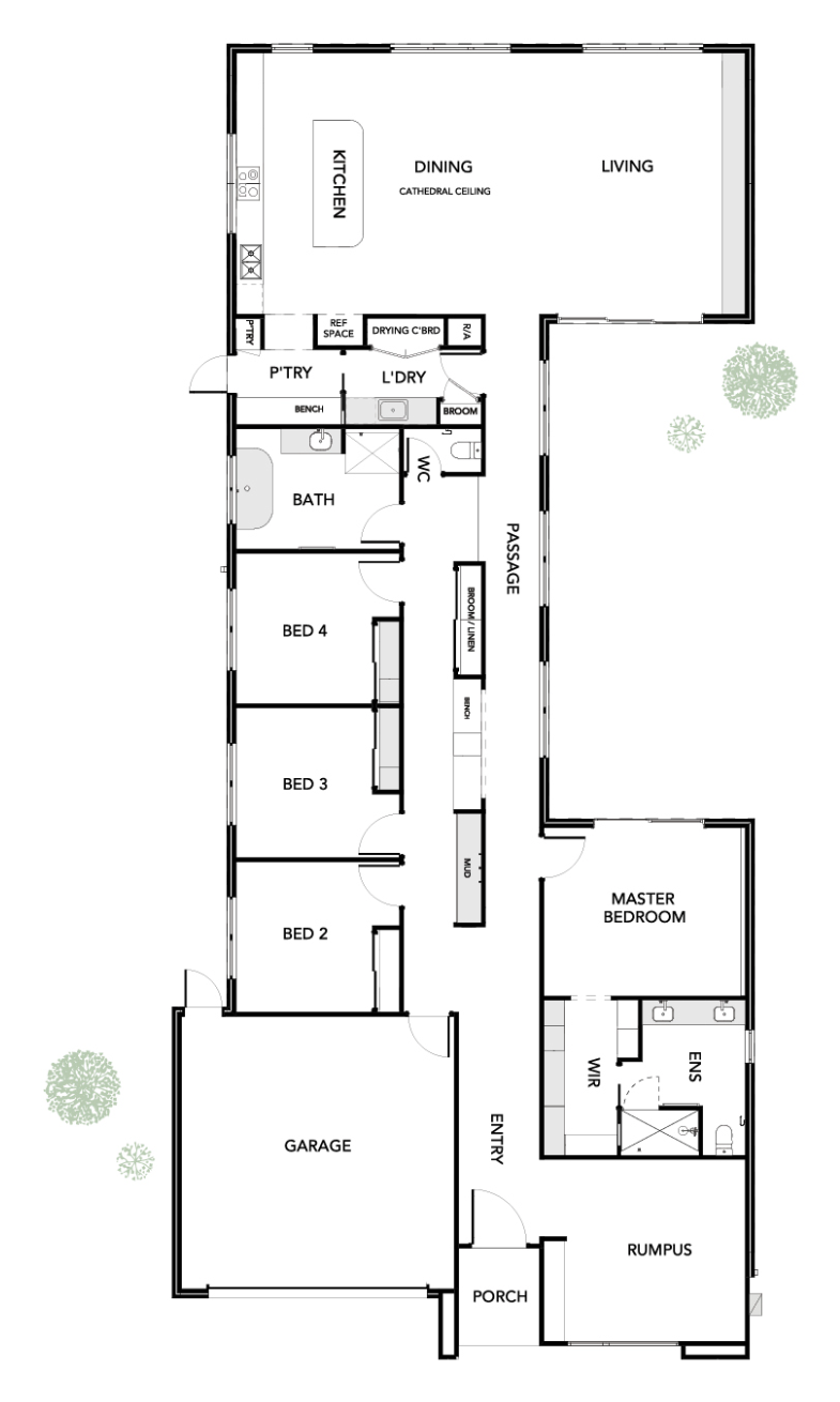 Eleanor 31 floor plan - Ocean Grove display Eleanor 31 floor plan - Ocean Grove display